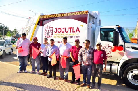 El edil destacó que se ampliará el parque vehicular y se mejorará el servicio de recolección y que en los próximos días se contará con un camión más.