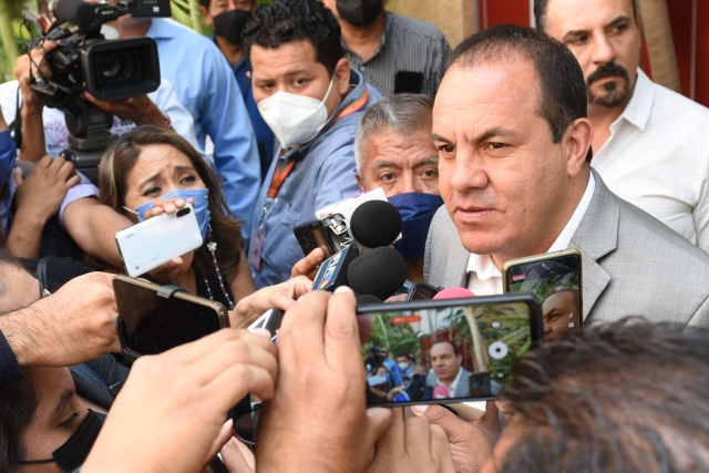 Cuauhtémoc Blanco exige a las y los diputados hablar con la verdad sobre el presupuesto 2023 que sólo beneficia a sus familiares y amigos