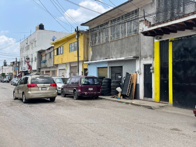 El local donde arrestaron al hombre.