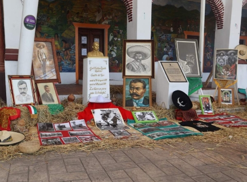 Mazatepec conmemora 146 años del natalicio de Zapata