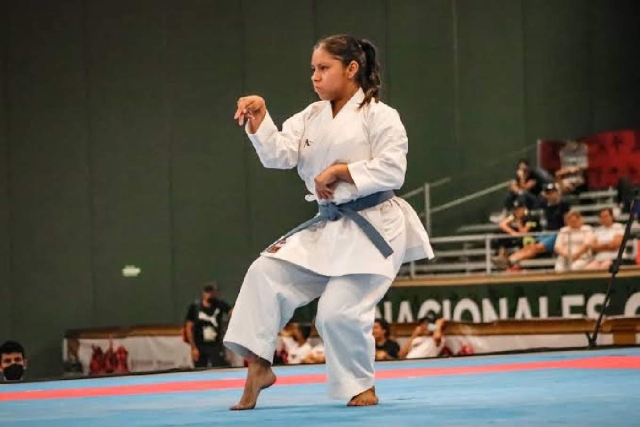 El año pasado ganó medalla en la modalidad de formas en Karate Do.