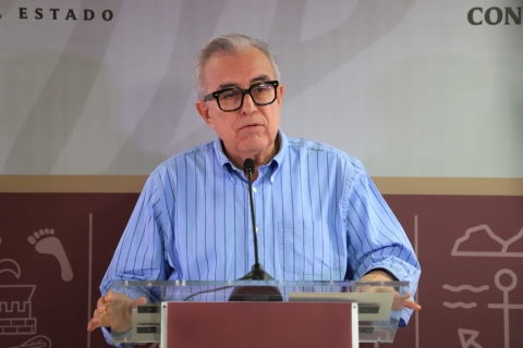 &#039;No tenemos paz en Sinaloa&#039;, afirma Rubén Rocha tras protestas