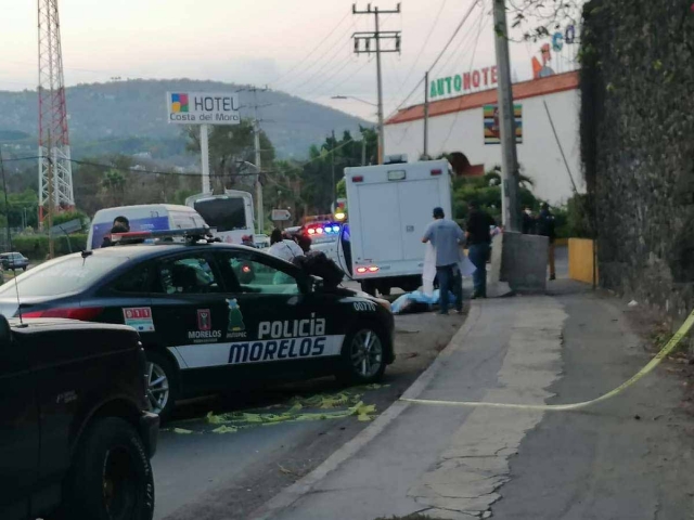 El hombre perdió la vida de forma instantánea.