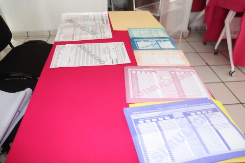 El INE prepara la jornada del 1 de junio. 