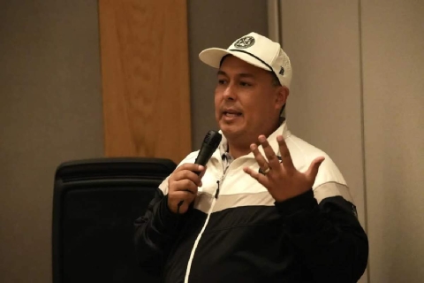 Jorge Jiménez, director operativo para México y Latinoamérica de la Urban Hockey Foundation (UHF), encabezó la presentación de esta disciplina en nuestro país.