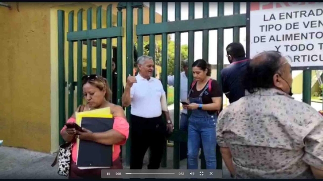 Ante el temor a una protesta, el personal fue desalojado. 