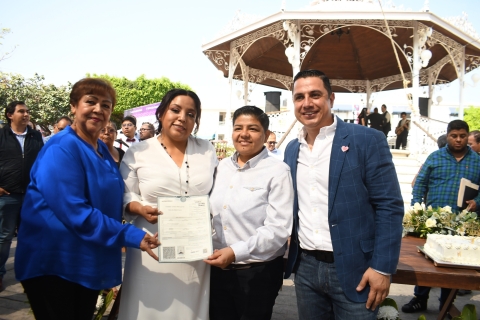 Formalizan su amor 100 parejas en campaña de matrimonios en Jiutepec