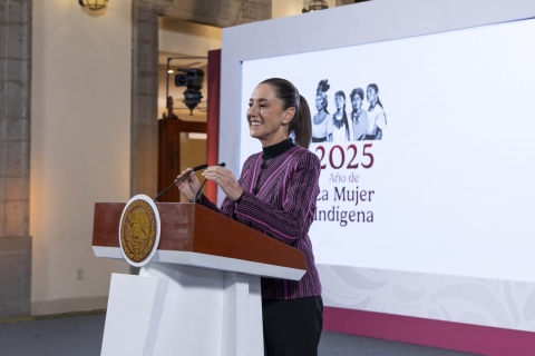 Sheinbaum justifica vallas en Palacio Nacional para evitar enfrentamientos