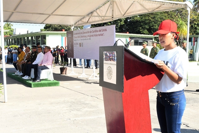 Jóvenes de la región oriente cumplen con su servicio militar