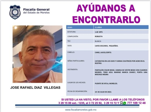 Reportan como desaparecido a un maestro de la UTSEM, en Puente de Ixtla