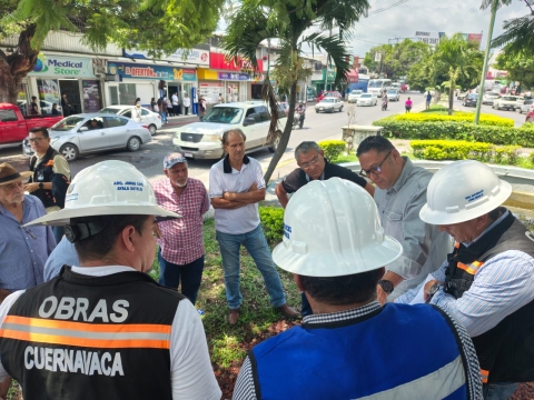 Arranca construcción de andador vial en avenida Plan de Ayala; no habrá cierre total de la vialidad