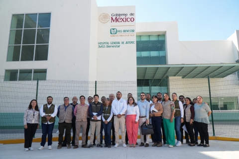 IMSS Bienestar supervisa el desarrollo de la construcci&oacute;n del nuevo Hospital General de Jiutepec