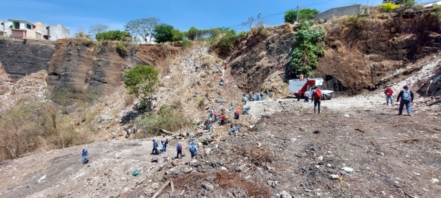 Gestiona Gobierno de Jiutepec recursos para atender contingencia en exmina de Tezontepec