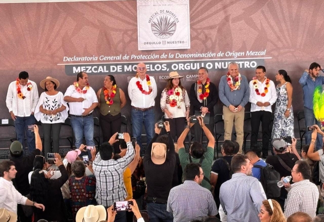 Recibe gobernadora declaratoria de protección de la denominación de origen &#039;Mezcal de Morelos, Orgullo Nuestro&#039;
