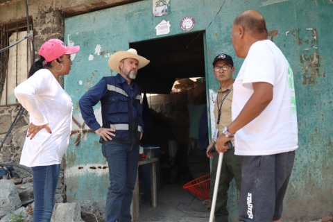 Trabaja Jiutepec en la prevención de contingencias en colonias de riesgo