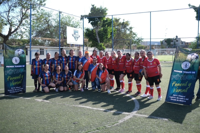 Inauguran primer torneo de futbol soccer para servidoras públicas del TSJ