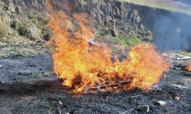 Incinera FGR diversas drogas en Morelos