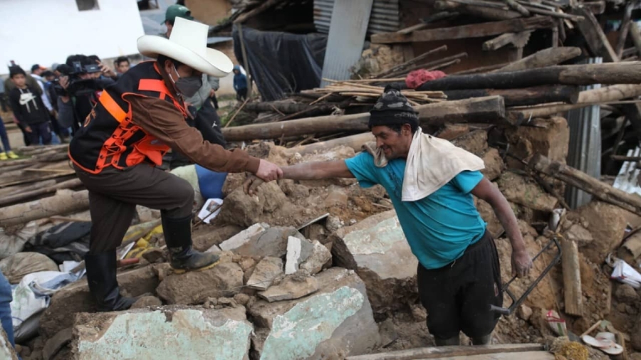 Sismo en Perú deja 12 heridos y 1,670 damnificados.