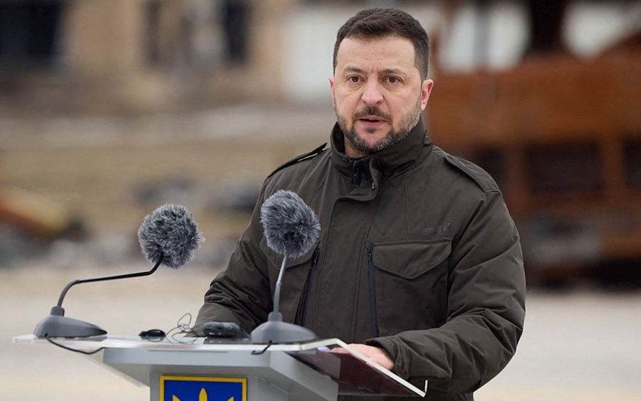 'Ganaremos', asegura Zelensky en el segundo aniversario de la invasión rusa