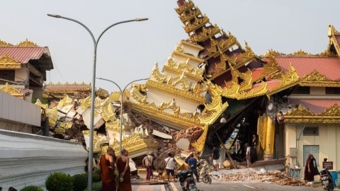 Más de 3 mil muertos en Myanmar tras el terremoto de hace una semana
