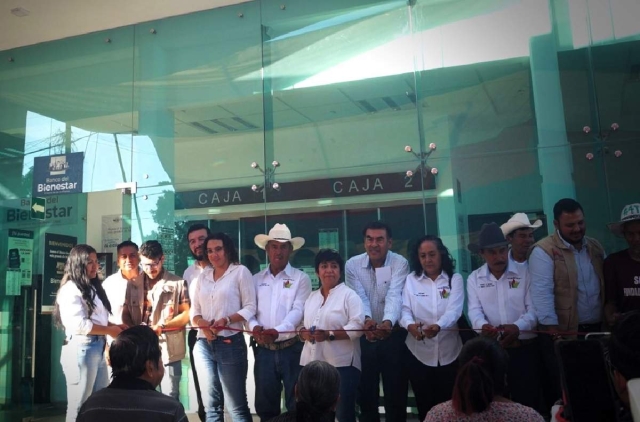 Una sucursal del Banco del Bienestar durante su inauguración esta semana.