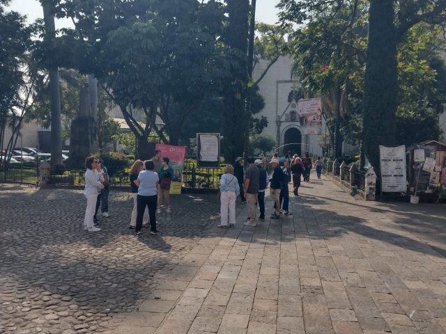 La catedral de Cuernavaca es uno de los atractivos que visitan los turistas en la ciudad capital. 