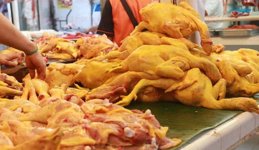 Baja la venta de pollo en el mercado ALM