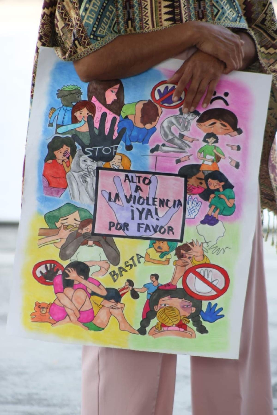 Organizan concurso infantil de dibujo contra la violencia hacia la mujer