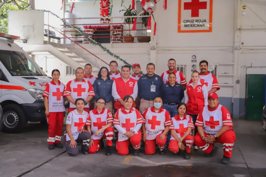 Fortalece CEPCM lazos de colaboración con Cruz Roja Mexicana, delegación Morelos