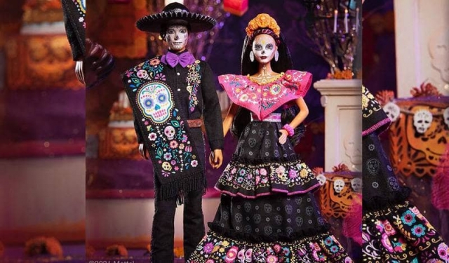 Barbie y Ken conmemoran Día de Muertos.