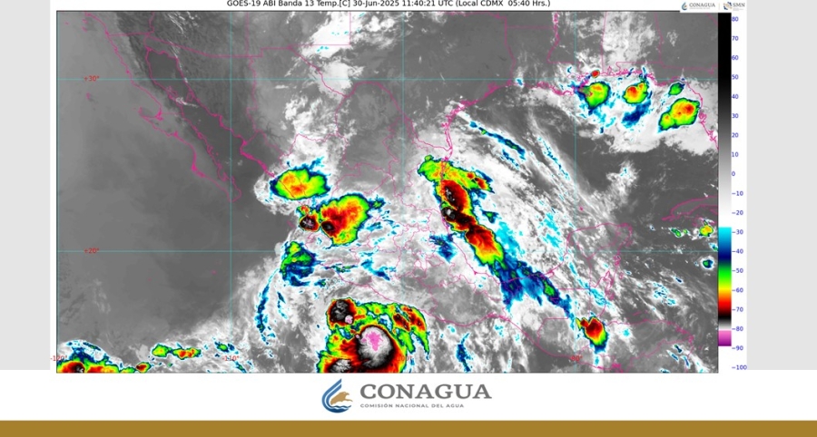 Inicia julio con lluvias y recuperación gradual de temperaturas para Morelos