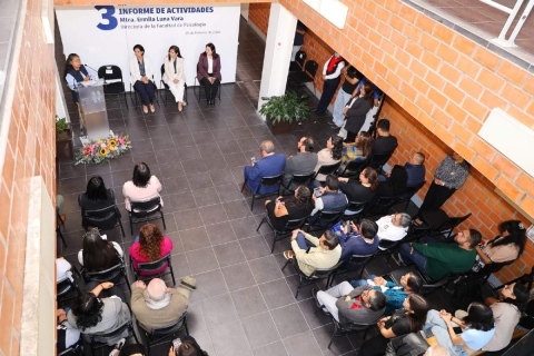 La rectora Viridiana Ayde&eacute; Le&oacute;n celebr&oacute; la actualizaci&oacute;n de la oferta educativa de la Facultad de Psicolog&iacute;a para responder a las necesidades sociales actuales.