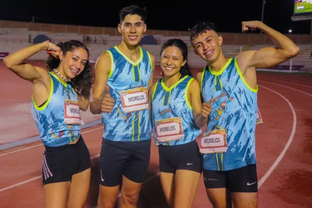  En relevo mixto 4x400 en la categoría Sub20 la entidad se colgó una medalla de bronce, la tercera que logra el atletismo en los Juegos Nacionales Conade 2022.