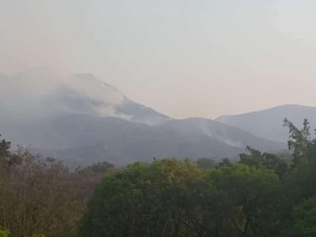 El incendio inició la noche del martes; para la tarde de ayer, ya estaba controlado, según autoridades.