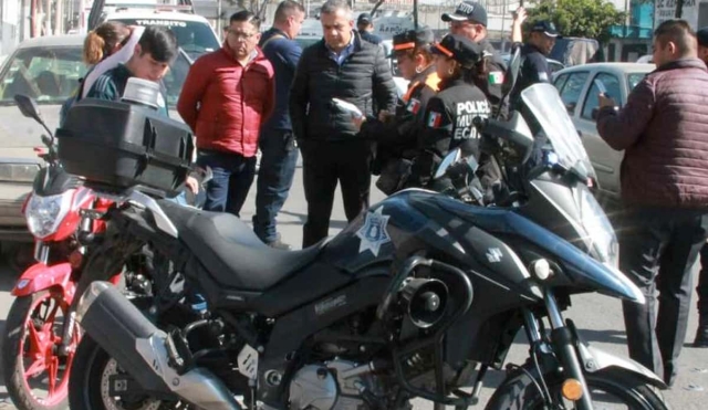Detenidas, 17 motocicletas en operativo