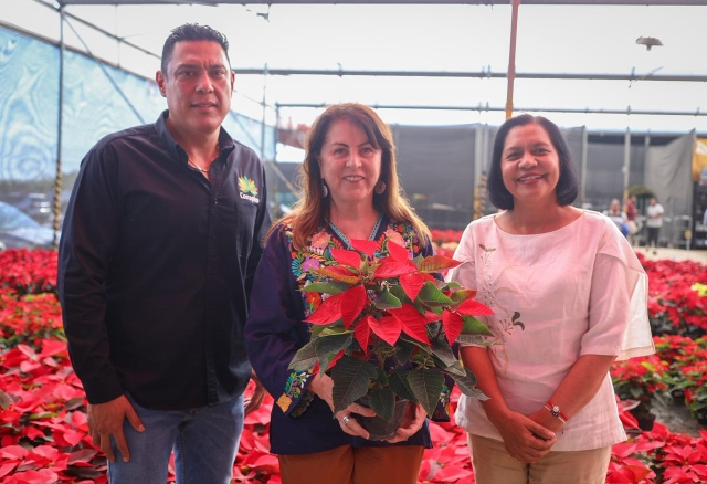 Inaugura gobernadora Margarita González Saravia &#039;Expo Venta Nochebuena 2025&#039; en Conaplor