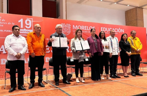 Celebra SNTE dos años de la primera elección por voto universal de sus dirigentes