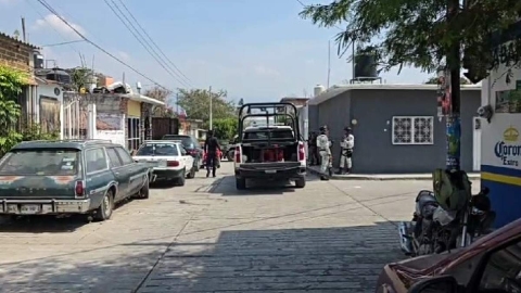  Al lugar del ataque llegaron elementos de diversas corporaciones de seguridad.