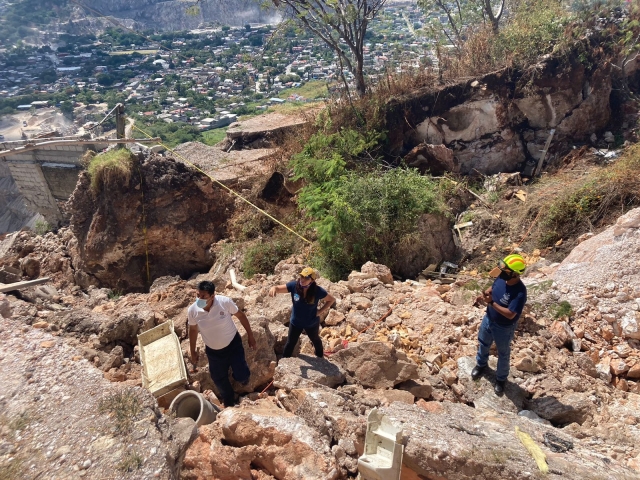 Inician estudio de resistividad en el cerro de la colonia Vista Hermosa, en Jiutepec