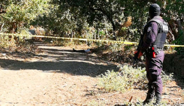 Dejaron su cadáver cerca del rancho El Capote