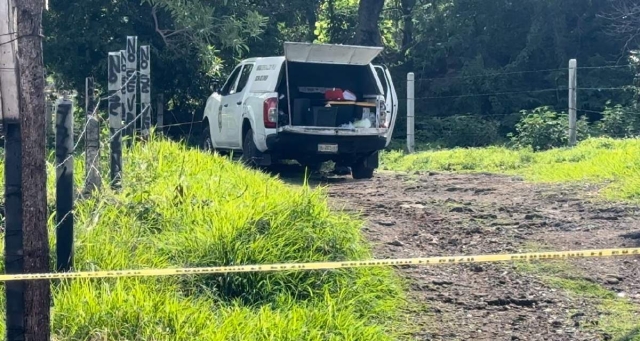 Elementos de la Guardia Nacional resguardaron la zona del hallazgo.