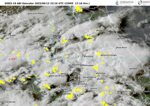 Se esperan chubascos y lluvias fuertes en regiones norte, noreste, poniente, sur y sureste de Morelos