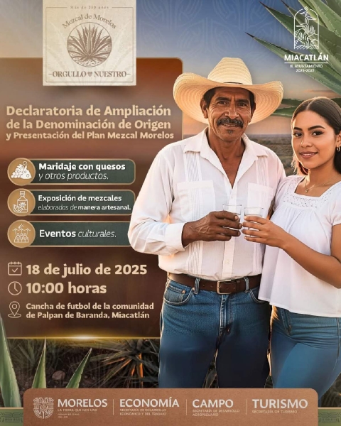 Presentarán el Plan Mezcal Morelos en Palpan de Baranda