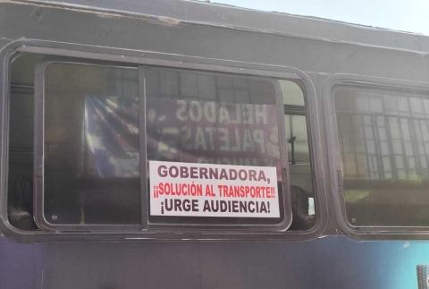 &#039;Urge audiencia&#039;, señalan transportistas en unidades