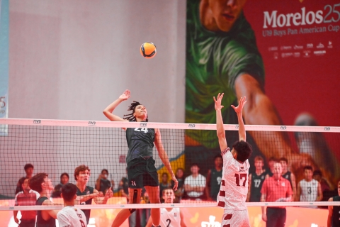 Vive Morelos la pasión por el voleibol con la Copa Panamericana Sub-19