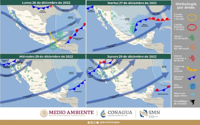 En la última semana del año habrá bajas temperaturas en Morelos