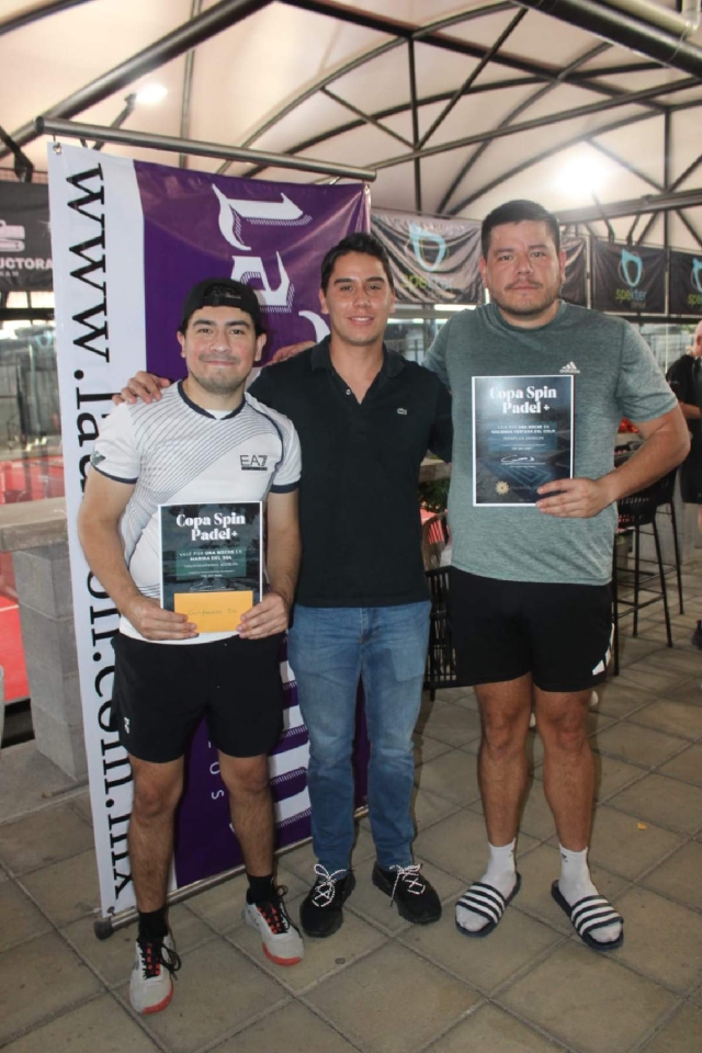 Los campeones de la categor&iacute;a 3ra fueron Arturo N&uacute;&ntilde;ez y David Caballero.
