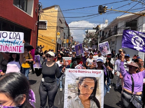 La movilizaci&oacute;n parti&oacute; de la glorieta de Tlaltenango, con la participaci&oacute;n de miles de manifestantes que clamaron por el respeto a los derechos de las mujeres.  