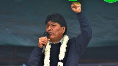 Evo Morales se proclama candidato presidencial de Bolivia