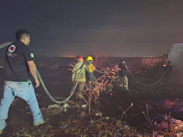 Autoridades de Temixco atendieron incendios en varias zonas del municipio